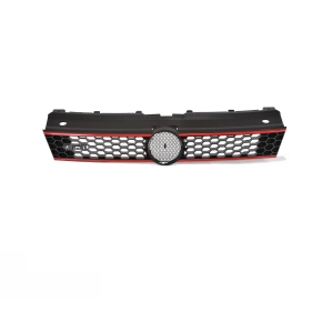 Front Kidney Grille Red trims  for VW Polo 6R 6C up 2014