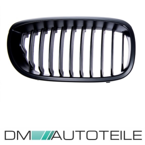 Sport Kühlergrill Einzelsteg Performance Schwarz matt für BMW 3er E46 Coupe Cabriolet Facelift ab 2003-2007