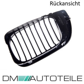 Set Kühlergrill Schwarz Matt Performance passt für BMW E46 Limo Touring LCI ab 2001-2005 auch M