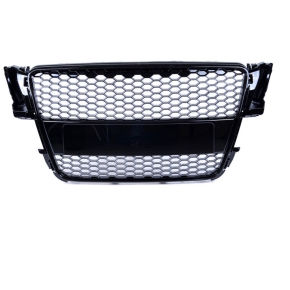 Sport Front Grille Honeycomb Black Gloss without PDC fits on Audi A5 8T Sportback 2007-2011