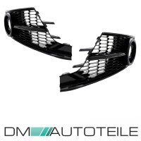 Set of Fog lights Cover black gloss complete fits on Audi A6