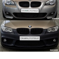 Sport Evo Front bumper + splitter spoiler black fits on BMW 