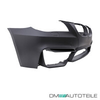 Sport Evo Front bumper + splitter spoiler black fits on BMW 