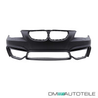 Sport Evo Front bumper + splitter spoiler black fits on BMW 