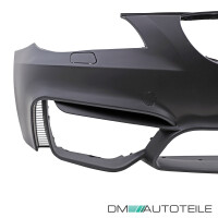 Sport Evo Front bumper + splitter spoiler black fits on BMW 