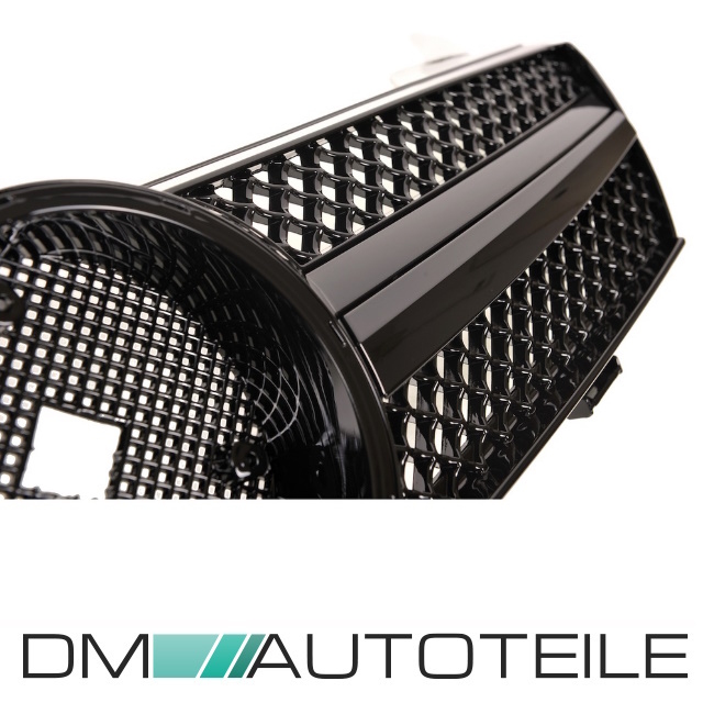 Mercedes CLS C219 W219 Twin Blade Front Grille Black / Chrome