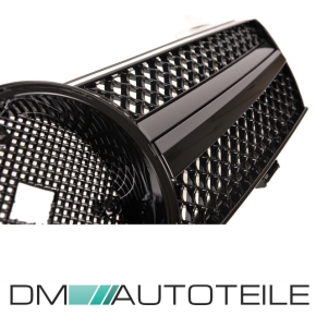 Kühlergrill Gitter Schwarz hochglanz passend für Mercedes CLS C219 W219 nicht AMG 04-08