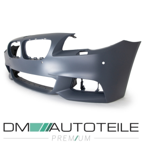 Sport Performance Stoßstange vorne 4 PDC + Frontspoiler hochglanz für BMW F10 F11 LCI auch M-Paket 13-17