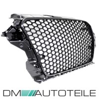 Sport Line Front Bumper Kit + honeycomb Grille Set Black Glo