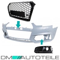 Sport Line Front Bumer kit + honeycomb black gloss grille fi