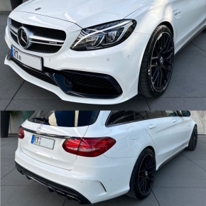 Sport Umbau Bodykit Stoßstangen Kit Black Pack komplett für Mercedes C-Klasse T-Modell S205 nicht C63 AMG