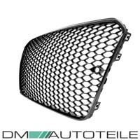 Set Honeycomb Front Grille +Fogs Cover Black Gloss fits on A