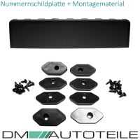 Set Honeycomb Front Grille +Fogs Cover Black Gloss fits on A