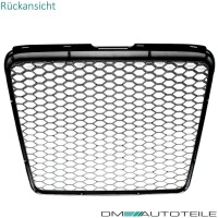 Badgeless Front Grille + Fogs Cover Honeycomb Black Gloss fo