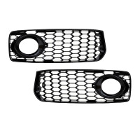 Sport Front Grille Honeycomb Black Gloss fits on Audi A5 8T 