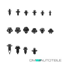 Set XXL 630 Teile Box Befestigungsclips Nieten Stifte Univer