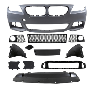 Sport Front Bumper Kit complete fits on BMW 5-Series F10 F11 Pre Facelift 2010-2013 also M-Sport