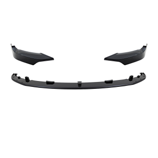 Sport Performance Frontspoiler Schwarz Glanz passt für BMW 3er E92 E93 LCI M-Paket ab 2010