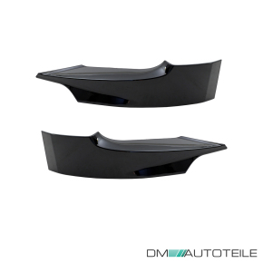 Sport Performance Frontspoiler Lippe Schwarz glanz aus ABS passt für BMW E92 E93 ab 06-10 mit M-Paket