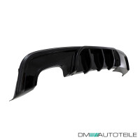 Sport Performance Diffusor hochglanz schwarz 2-Rohr passt f&