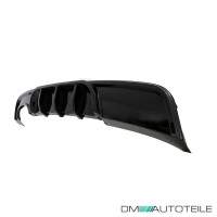 Sport Performance Diffusor hochglanz schwarz 2-Rohr passt f&