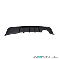 Sport Performance Diffusor hochglanz schwarz 2-Rohr passt f&