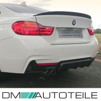 Sport Performance 2-Outlet left Rear Diffusor Black Matt Bum