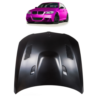 Sport Bonnet Hood fits on BMW 3-Series E90 E91 LCI Facelift up 2008 without M3 VRS