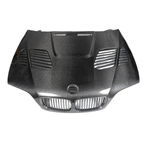 Sport Carbon Motorhaube +Lufthutze für BMW E46 Cabrio Coupe Facelift 2003-2006