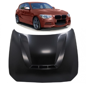 Sport Motorhaube Evo Alumium+Lufthutze für BMW 1er...