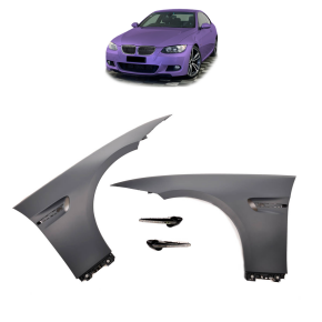 Sport Kotflügel Set+LED Blinker für BMW E92...