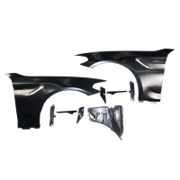 Set Evo Wings + Air intakes Black fits o gallery