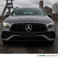 Panamericana GT Front Grille Black gloss Full fits Mercedes 