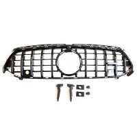 Panamericana GT Front Grille Black gloss Full fits Mercedes 