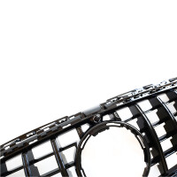 Panamericana GT Front Grille Black gloss Full fits Mercedes 