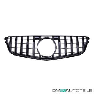 Sport Kühlergrill Schwarz glanz passt für Mercedes W204 S204 C204 Panamericana 07-15