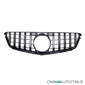 Sport Kidney Front Grille Black Chrome fits on W204...