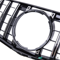 Sport Kidney Front Grille Black Chrome fits on W204 C-Class 
