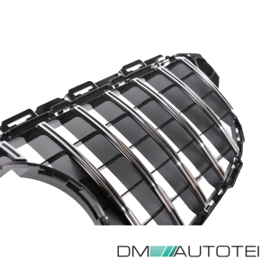 Kühlergrill Schwarz glanz passt für Mercedes W205 Panamericana ab 2014-2018 ohne Kamera