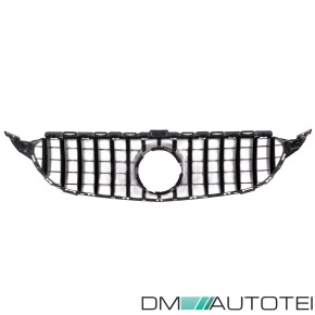 Kühlergrill Schwarz glanz passt für Mercedes W205 Panamericana ab 2014-2018 ohne Kamera