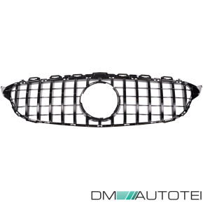 Front Grille Black Gloss for Mercedes C W205 S205 2014-2018 Sport-Panamericana GT 