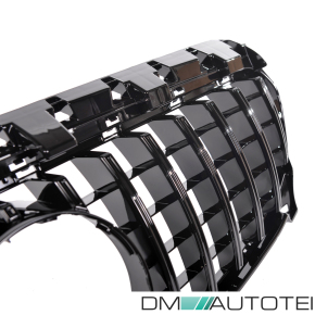 Sport Kühlergrill Schwarz glanz passt für Mercedes CLA W117 Panamericana GT 2016-2019