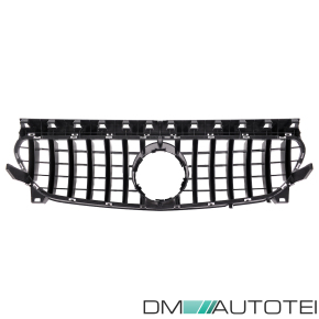 Sport Kühlergrill Schwarz glanz passt für Mercedes CLA W117 Panamericana GT 2016-2019