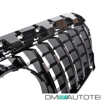 Front Grille black gloss fits on Mercedes CLA 117 up 16-19 a