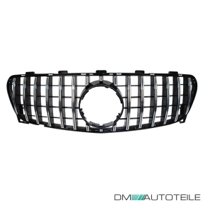 Front Grille Chrome Black fits Mercedes GLA X156 Facelift...