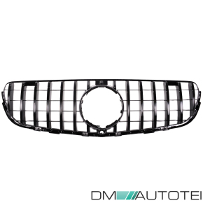 Kühlergrill Schwarz passt für Mercedes GLC X253 Panamericana 15-19 + Kamera