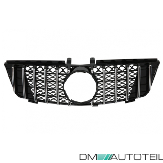 Kühlergrill Chrom passt für Mercedes ML W164 2005-2008 auf Sport-Panamericana GT 