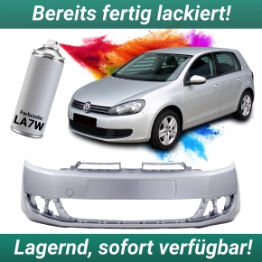 Lackiert für VW Golf VI 6 Stoßstange Vorne...