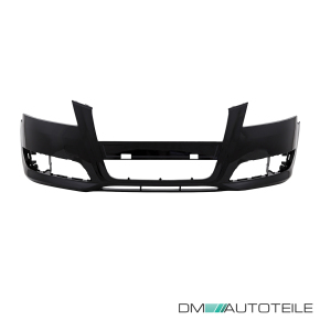 Audi A3 8P 8PA Front Bumper 08-12 Facelift without park assist / headlamp washer 3-5 doors