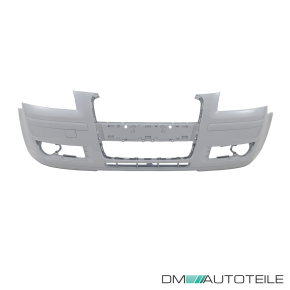 Audi A3 Type 8P1 8PA Front Bumper 05-08 primed without headlamp washer